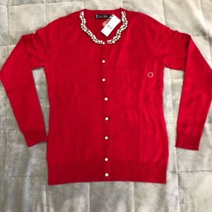 New York & Co jeweled cardigan